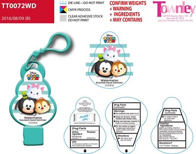 Label (Tt0072wd 0809 Label (tsum Tsum Watermelon))